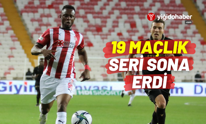 19 maçlık seri sona erdi