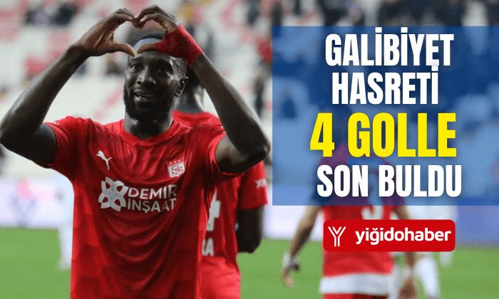 Galibiyet hasreti 4 golle son buldu!