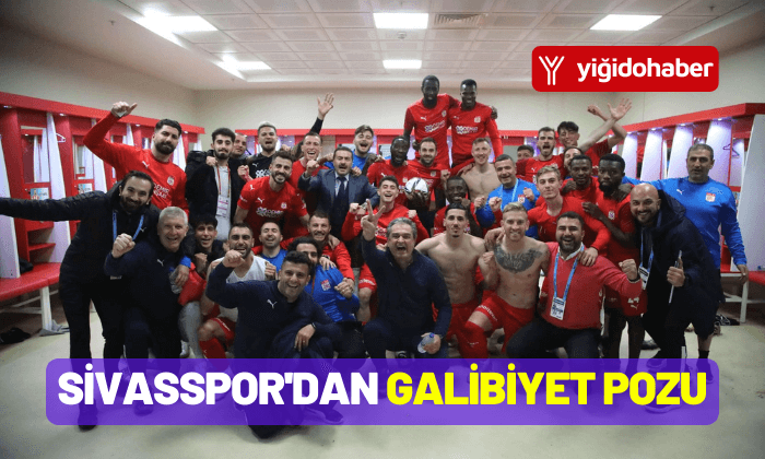 Sivasspor’dan galibiyet pozu!