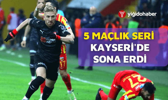 5 maçlık seri Kayseri’de sona erdi