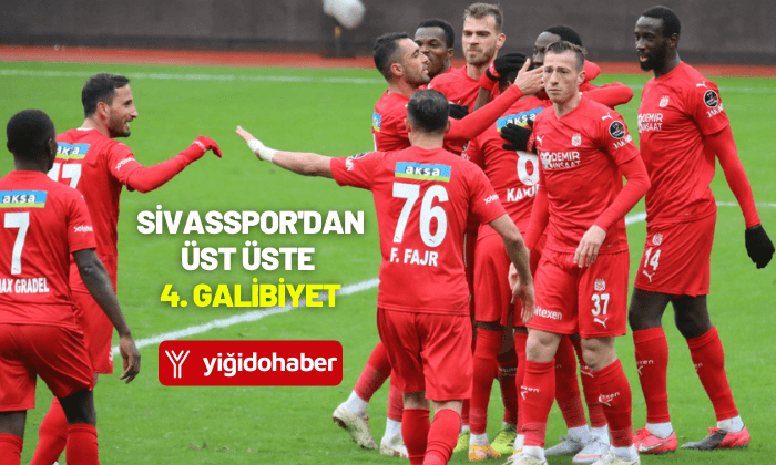 Sivasspor’dan üst üste 4. galibiyet
