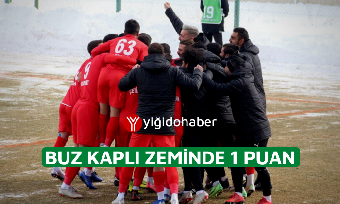 Buz kaplı zeminde 1 puan!