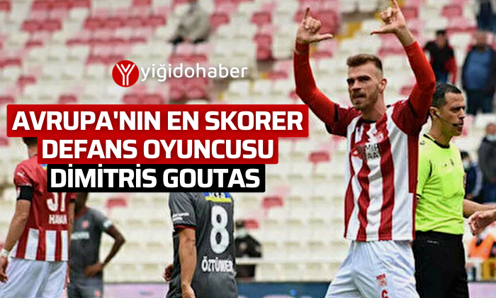 Avrupa’nın en skorer defans oyuncusu: Dimitris Goutas