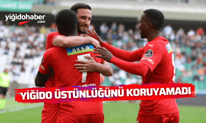 Yiğido üstünlüğünü koruyamadı!