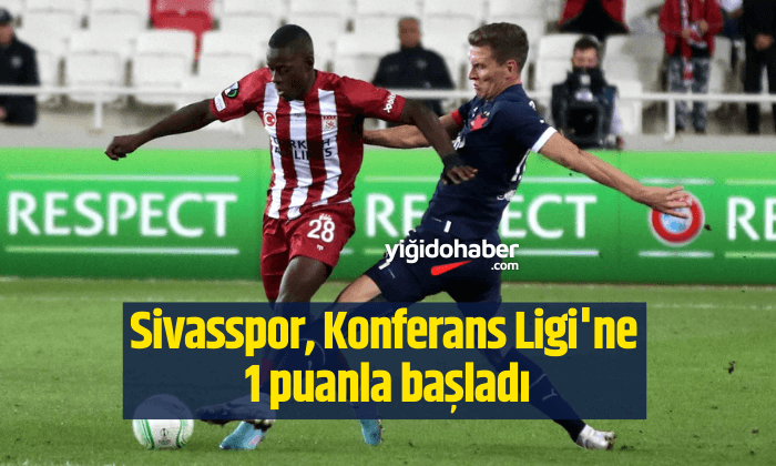 Sivasspor, Konferans Ligi’ne 1 puanla başladı