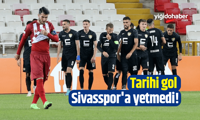 Tarihi gol Sivasspor’a yetmedi!