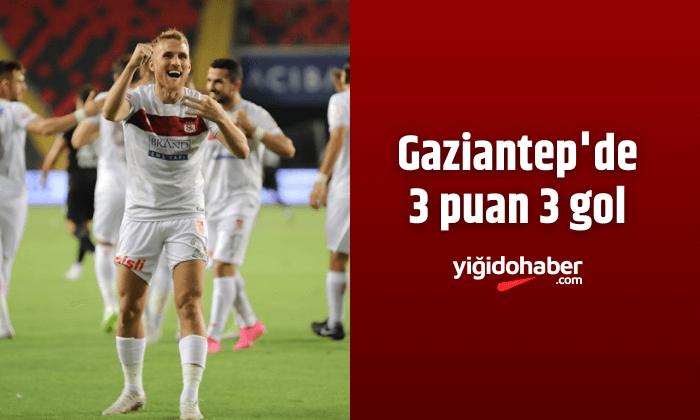 Gaziantep’de 3 puan 3 gol!