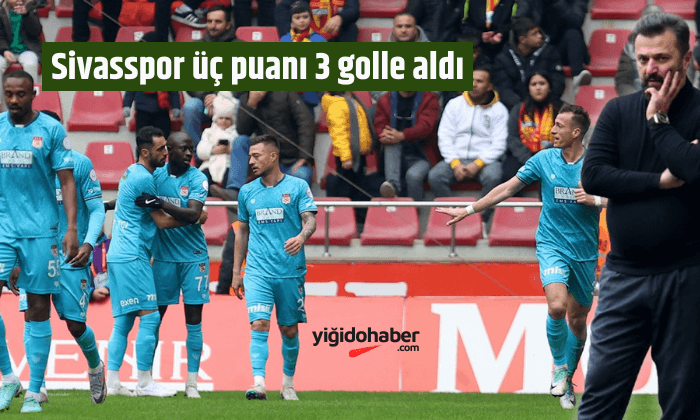 Sivasspor üç puanı 3 golle aldı